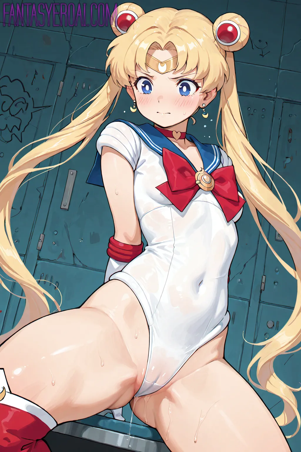 Arte hentai ilustración increíble de Big Boobs Naked Selfies 2 generado por IA