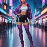 Arte hentai ilustración increíble de Big Boobs Nude Babes generado por IA