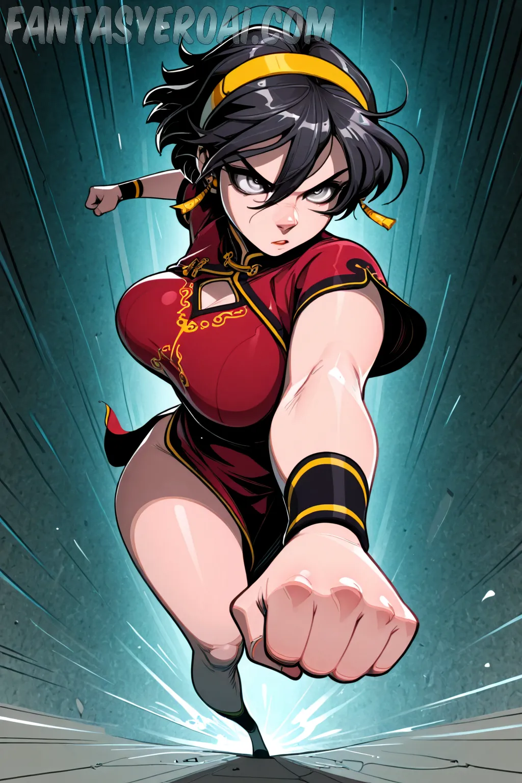 Arte hentai ilustración increíble de Bikini Hot Babes Models generado por IA