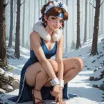 Arte hentai ilustración increíble de Blancas Y Negras generado por IA