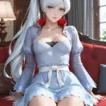 Arte hentai ilustración increíble de Bleach Anime Season Oshi No Ko Anime Streaming Funimation generado por IA