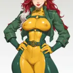 Arte hentai ilustración increíble de Bleach Hidive Anime News Yuri Moe generado por IA