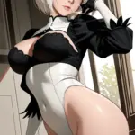 Arte hentai ilustración increíble de Blonde Busty Babe generado por IA