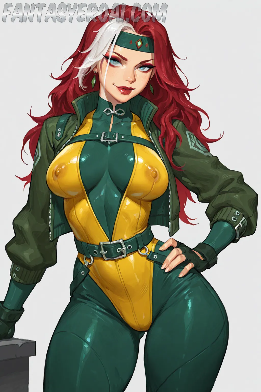 Arte hentai ilustración increíble de Breanne Benson Hot generado por IA