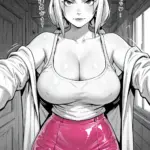 Arte hentai ilustración increíble de Brooklyn Chase Hot Sexy generado por IA