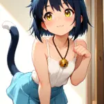 Arte hentai ilustración increíble de Bruja Morena generado por IA