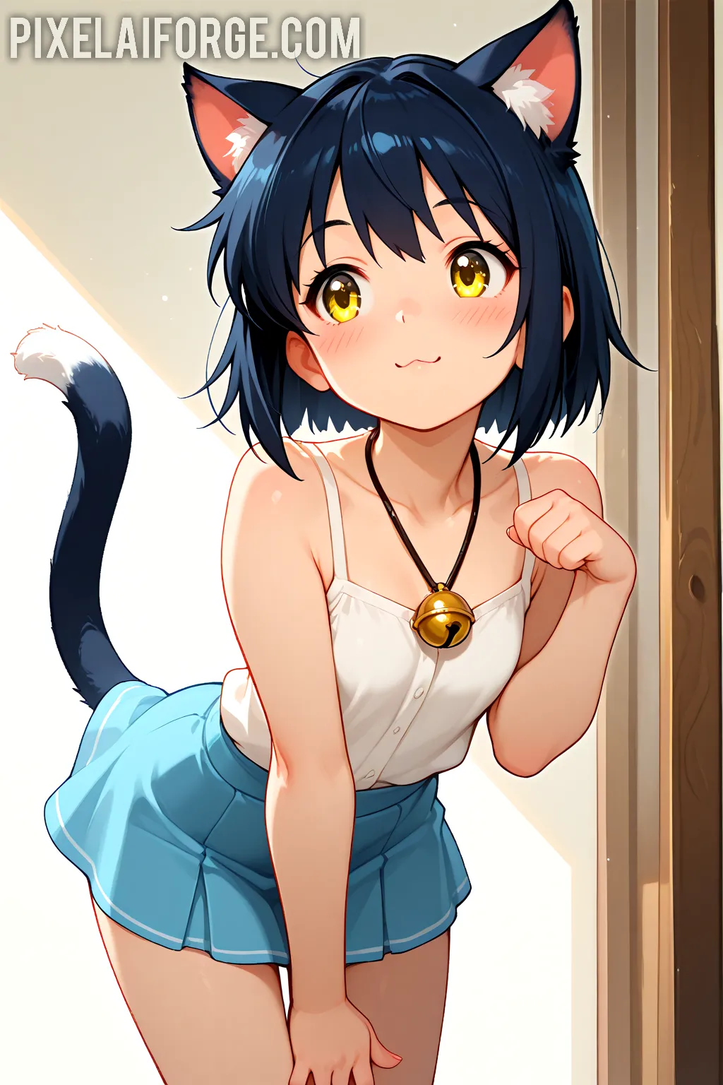 Arte hentai ilustración increíble de Bruja Morena generado por IA