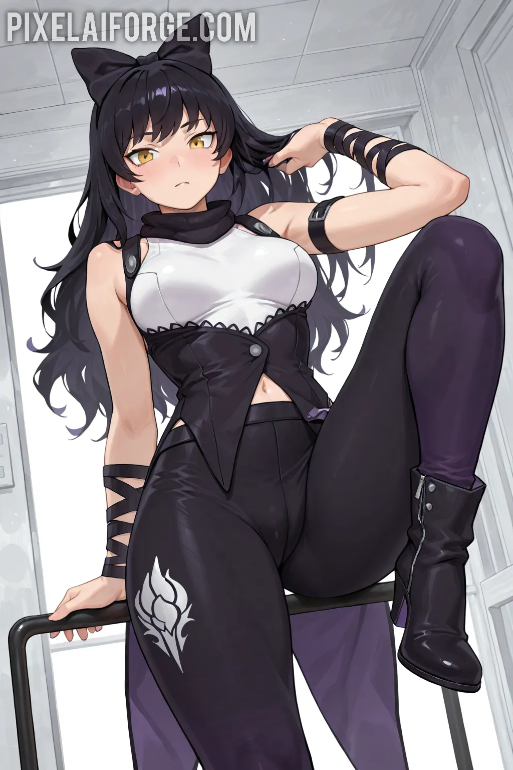 Arte hentai ilustración increíble de Brunette Amateur Horny Teen generado por IA