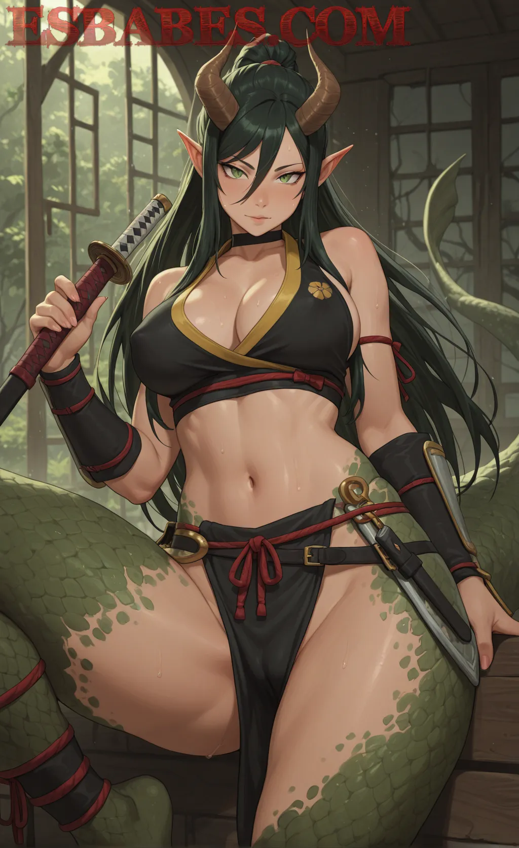 Arte hentai ilustración increíble de Buena Mamada En Gifs Animados generado por IA