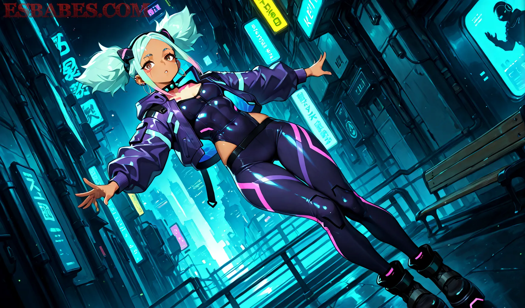 Arte hentai ilustración increíble de Busti Naked Girls generado por IA