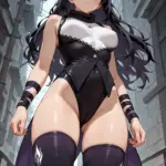 Arte hentai ilustración increíble de Busty Jordan generado por IA