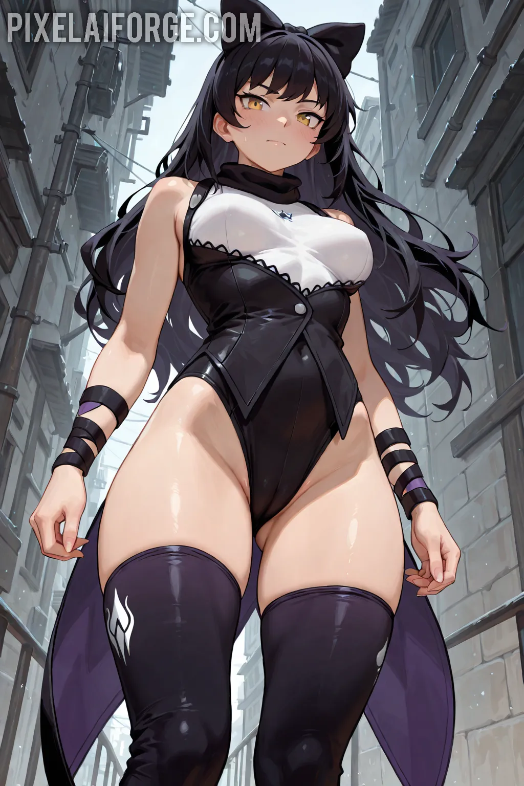 Arte hentai ilustración increíble de Busty Jordan generado por IA