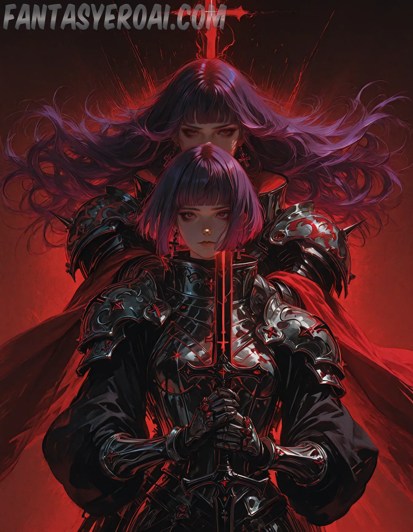 Arte hentai ilustración increíble de Busty Viola In The Kitchen generado por IA