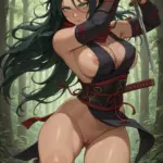 Arte hentai ilustración increíble de Calientes Y Desnuda Mujeres Parte Catorce generado por IA