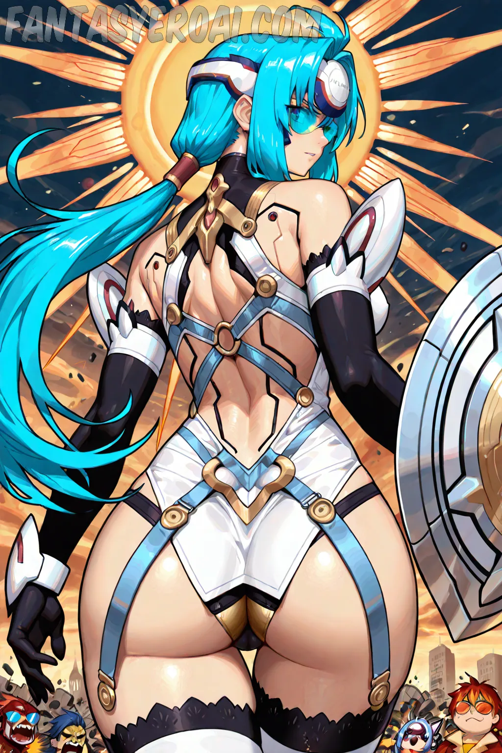 Arte hentai ilustración increíble de Calientes Y Desnudas Chicas En Coleccion Parte Dos generado por IA