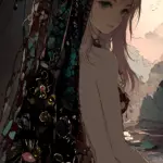 Arte hentai ilustración increíble de Cam Model generado por IA