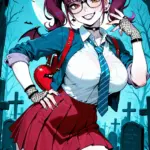 Arte hentai ilustración increíble de Campamento De Verano Naturistas generado por IA