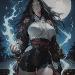 Arte hentai ilustración increíble de Carlye Denise Texas Blonde generado por IA