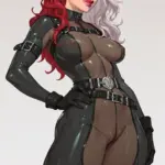 Arte hentai ilustración increíble de Casey Nude generado por IA