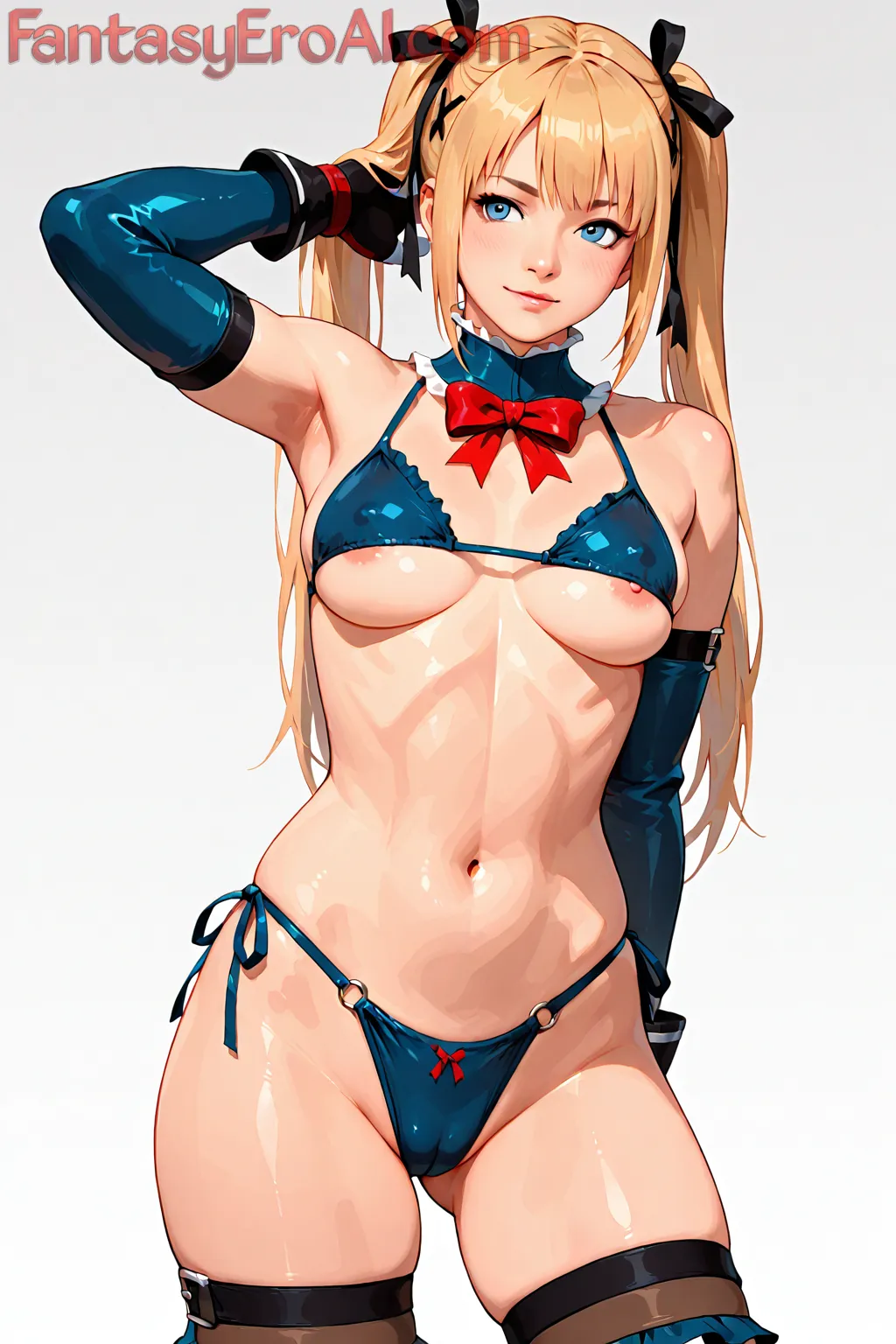 Arte hentai ilustración increíble de Chanel Fenn generado por IA