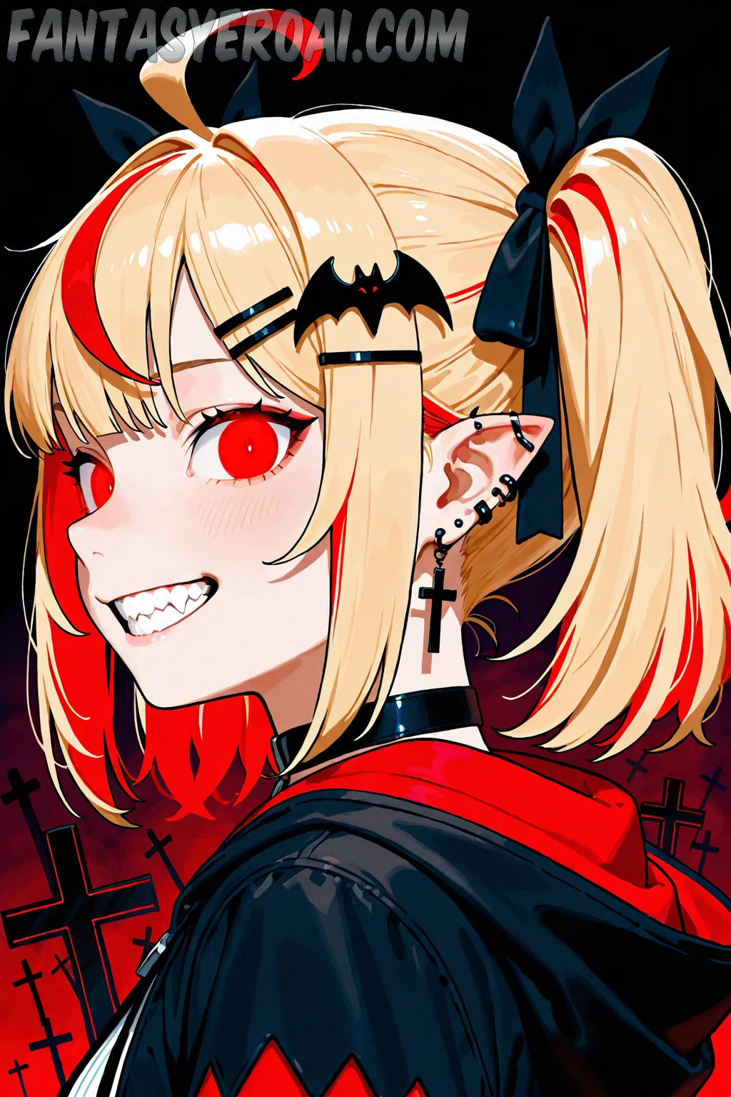 Arte hentai ilustración increíble de Chantelle Desnuda En Su Bano generado por IA