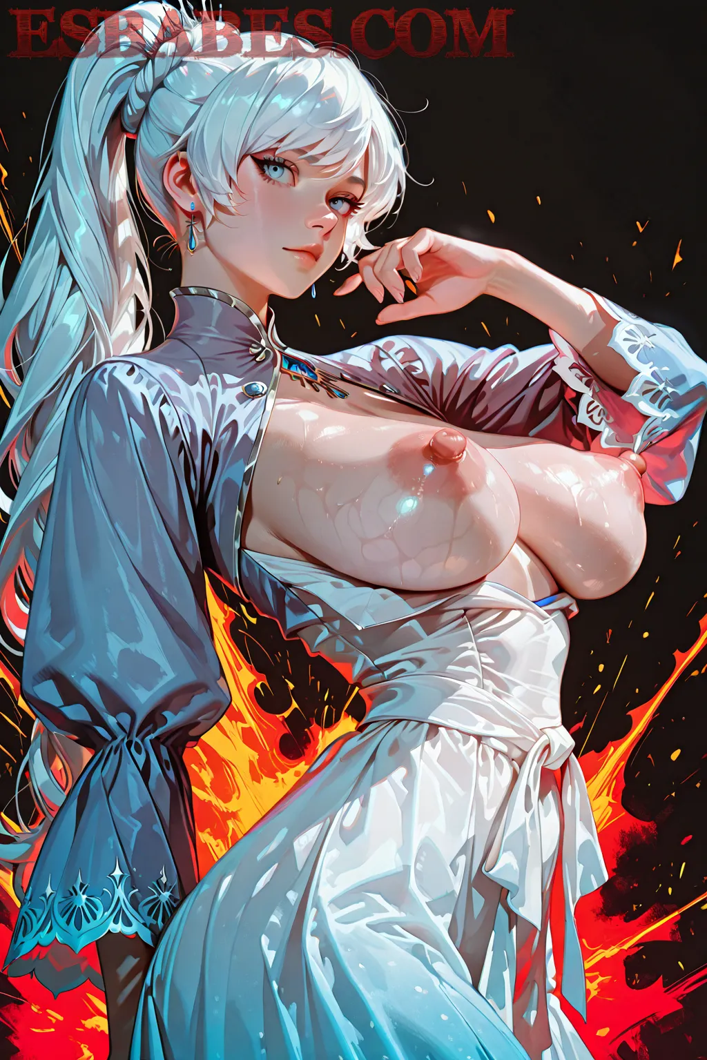 Arte hentai ilustración increíble de Charlie Riina Una Modelo Incomparable generado por IA