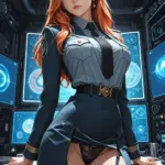 Arte hentai ilustración increíble de Chica Caliente generado por IA