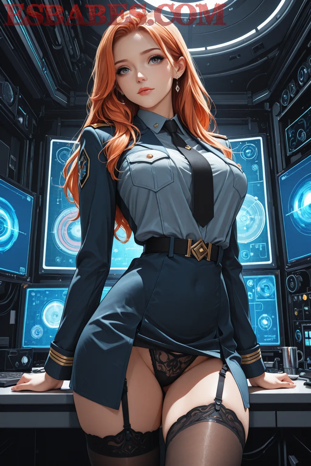 Arte hentai ilustración increíble de Chica Caliente generado por IA