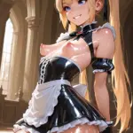 Arte hentai ilustración increíble de Chica Caprichosa Desnuda generado por IA