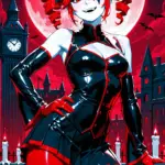 Arte hentai ilustración increíble de Chica Enormes Pechos generado por IA