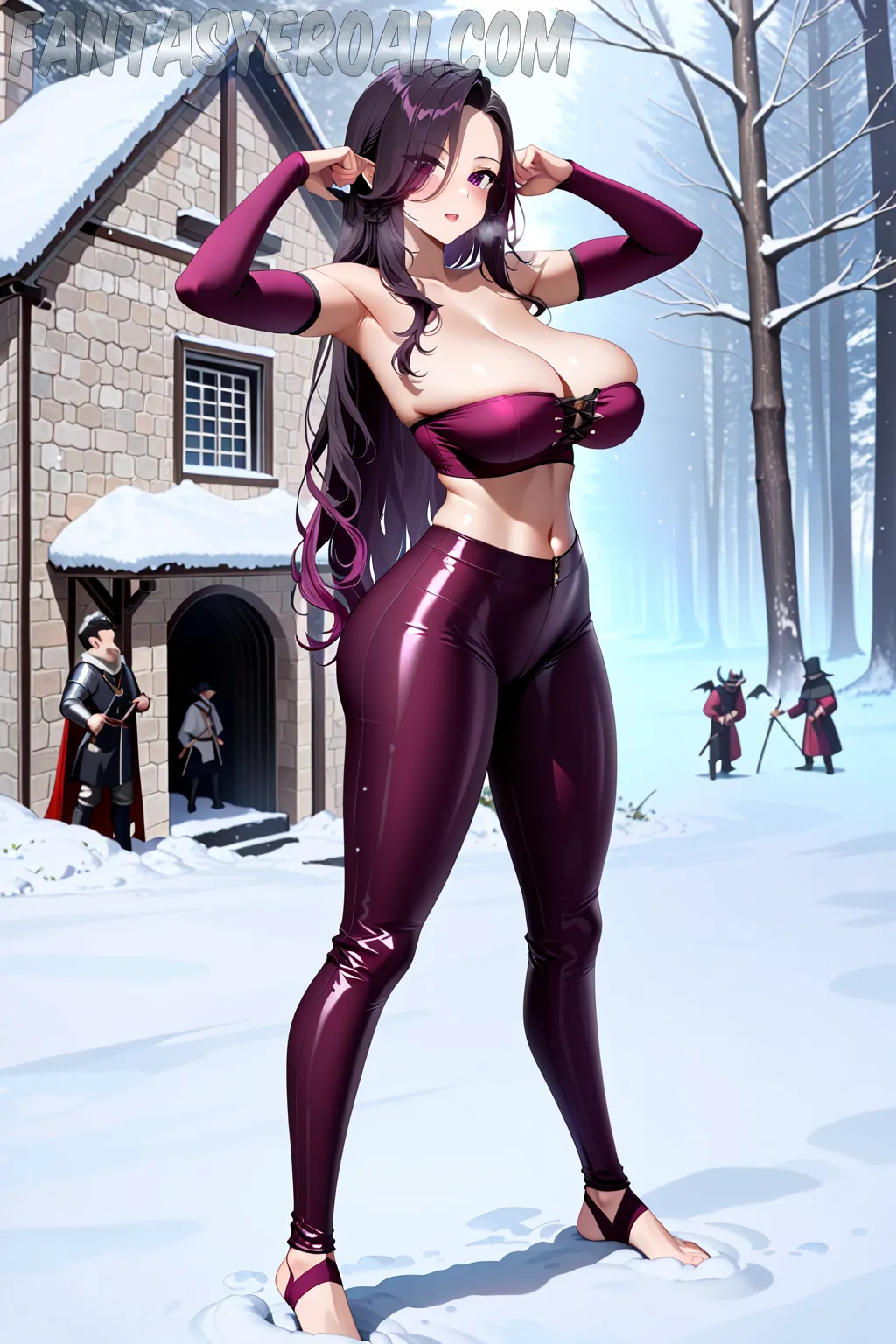 Arte hentai ilustración increíble de Chicas 10 De Esbabes Del Viernes generado por IA