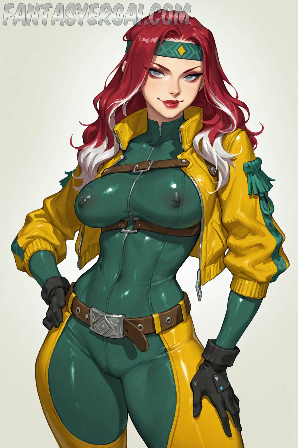 Arte hentai ilustración increíble de Chicas Amateur Mostrando Los Conos generado por IA