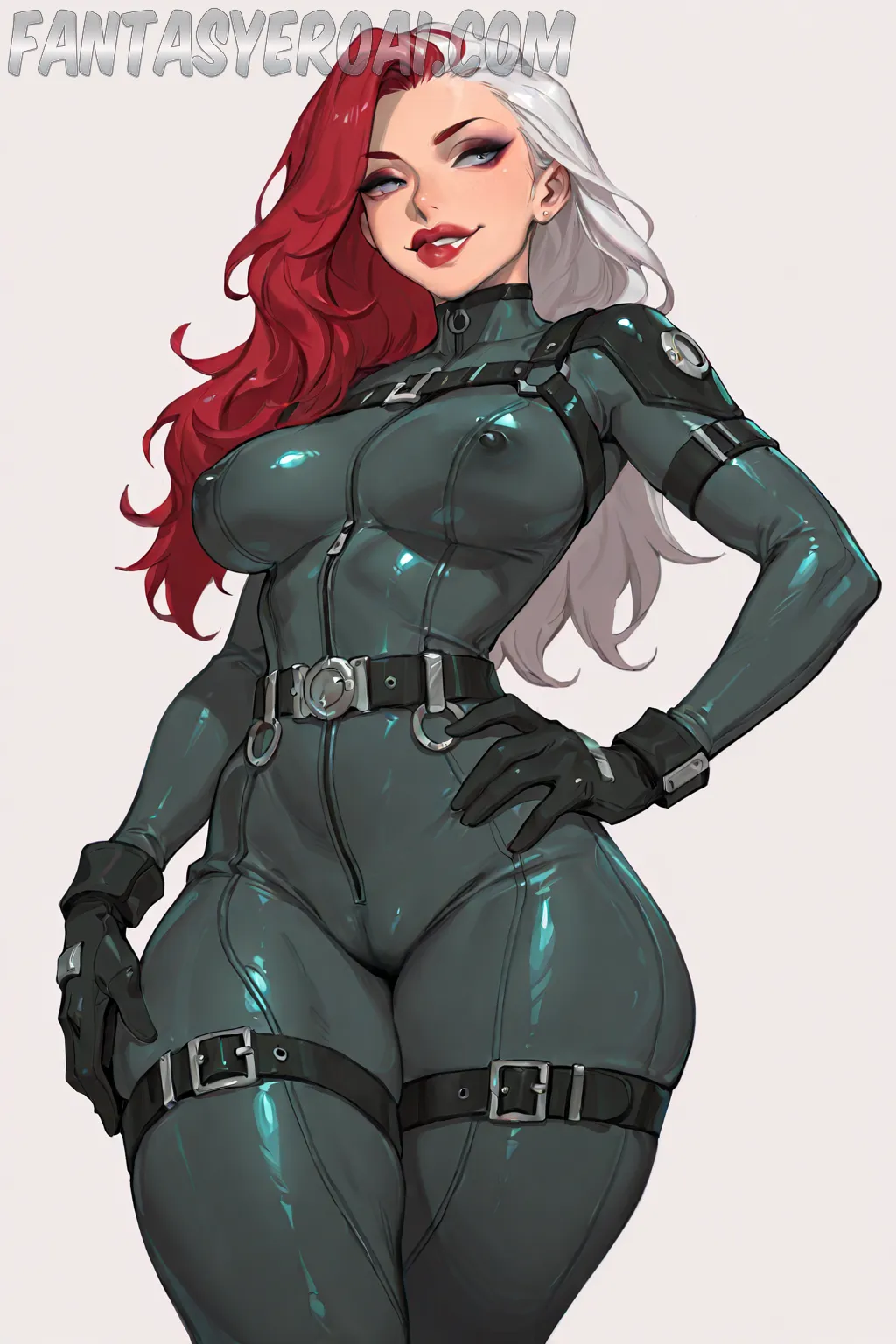 Arte hentai ilustración increíble de Chicas Cachondas De Facebook Once generado por IA