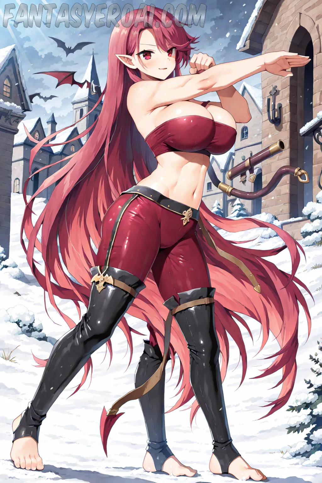 Arte hentai ilustración increíble de Chicas Con Guitaras generado por IA