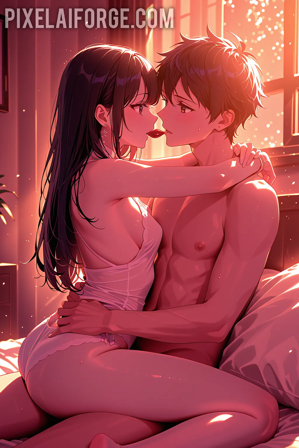 Arte hentai ilustración increíble de Chicas De Fitness Y Su Belleza Bajo La Ropa Parte Catorce generado por IA