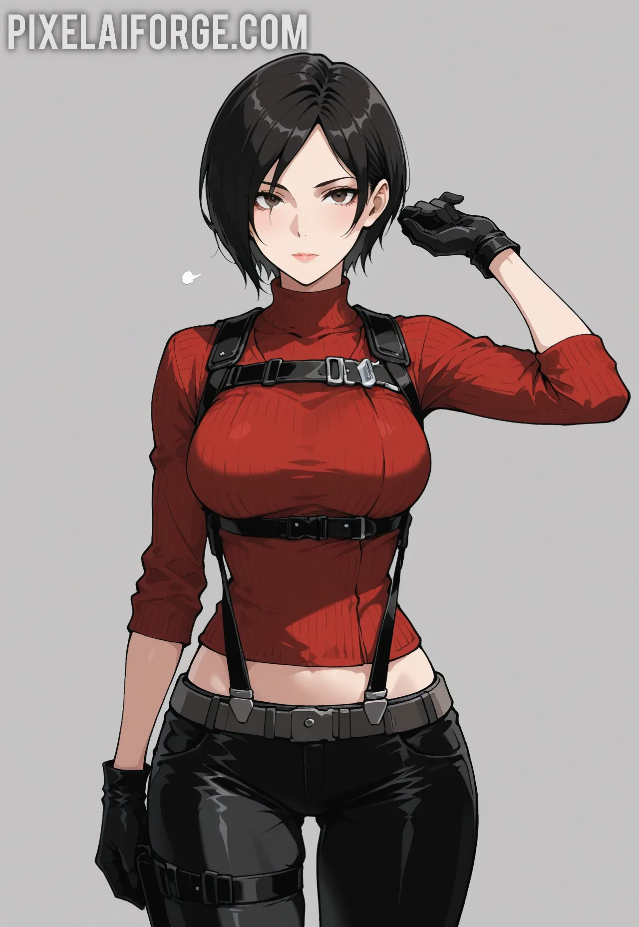 Arte hentai ilustración increíble de Chicas Desnudas De Instagram Diez generado por IA