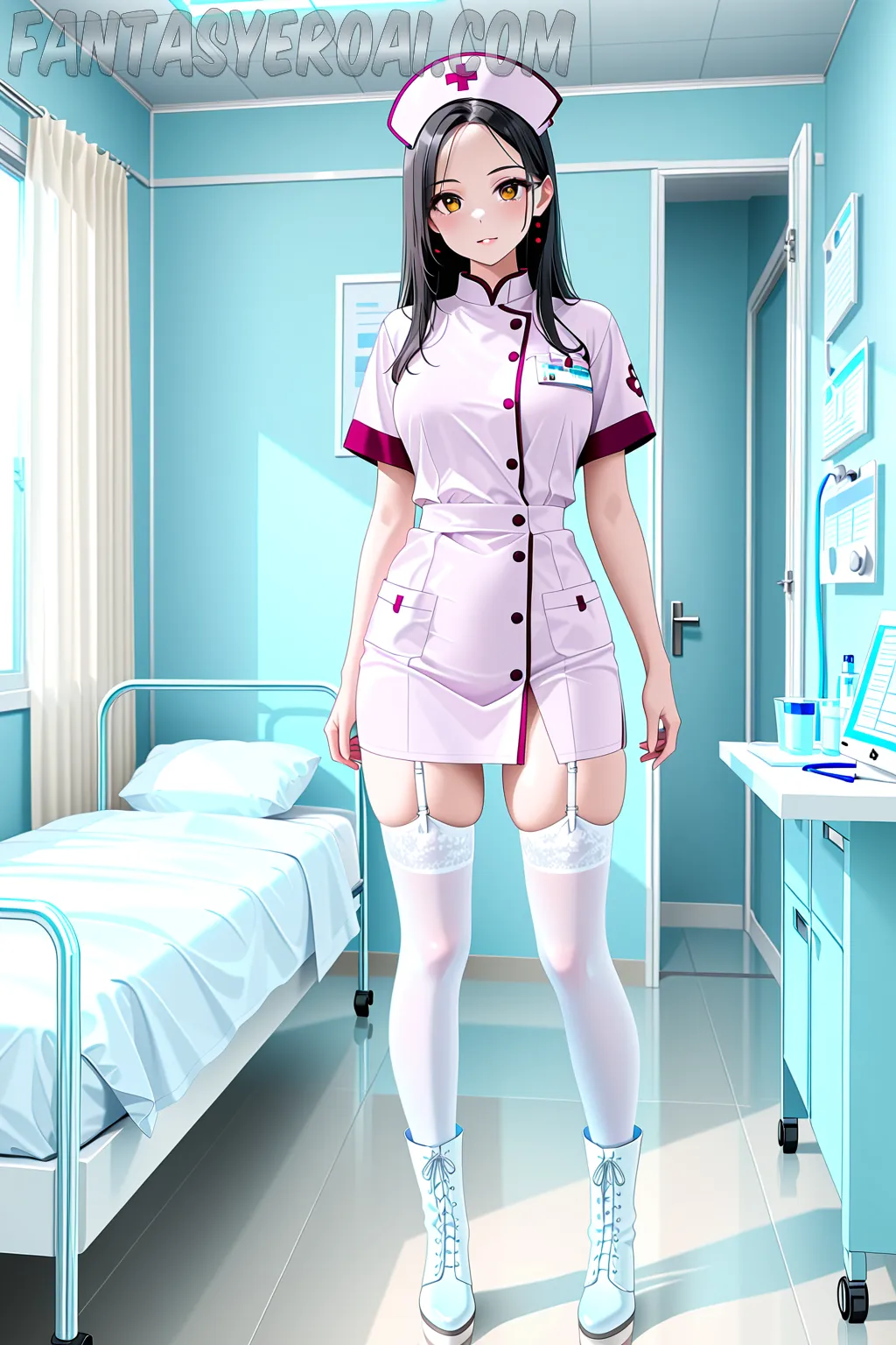 Arte hentai ilustración increíble de Chicas Desnudas Flacas Con Sexy Traseros generado por IA