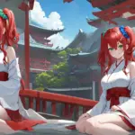 Arte hentai ilustración increíble de Chicas En Ropa Interior generado por IA