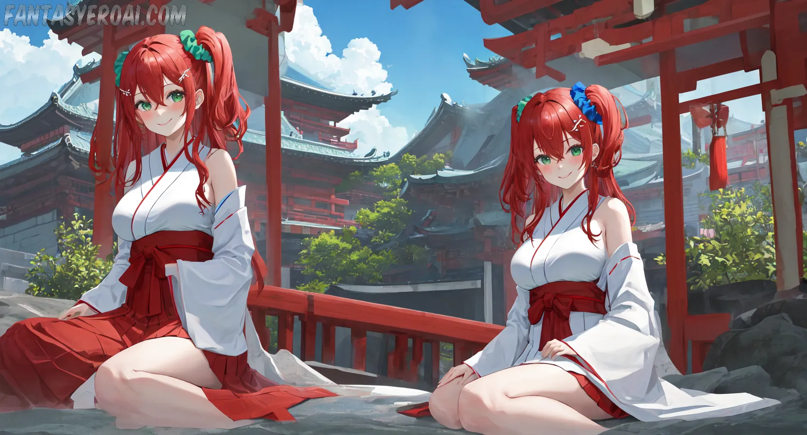 Arte hentai ilustración increíble de Chicas En Ropa Interior generado por IA