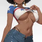 Arte hentai ilustración increíble de Chicas En Tanga generado por IA