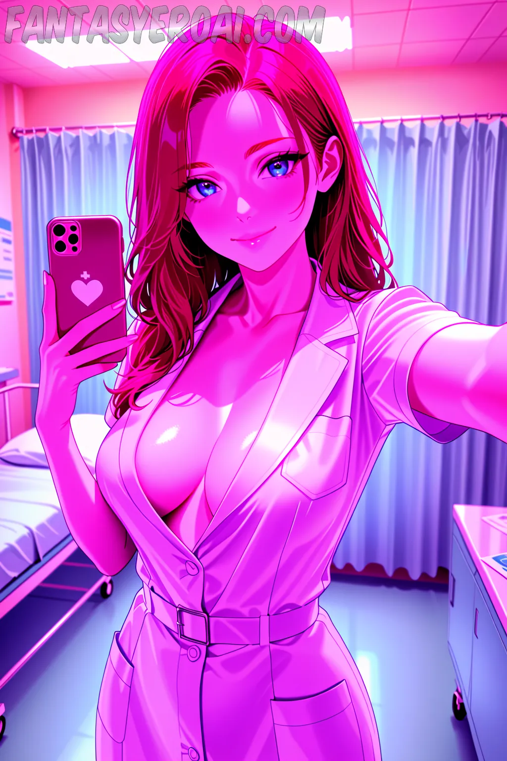 Arte hentai ilustración increíble de Chicas Fitness Rebekah Willich generado por IA