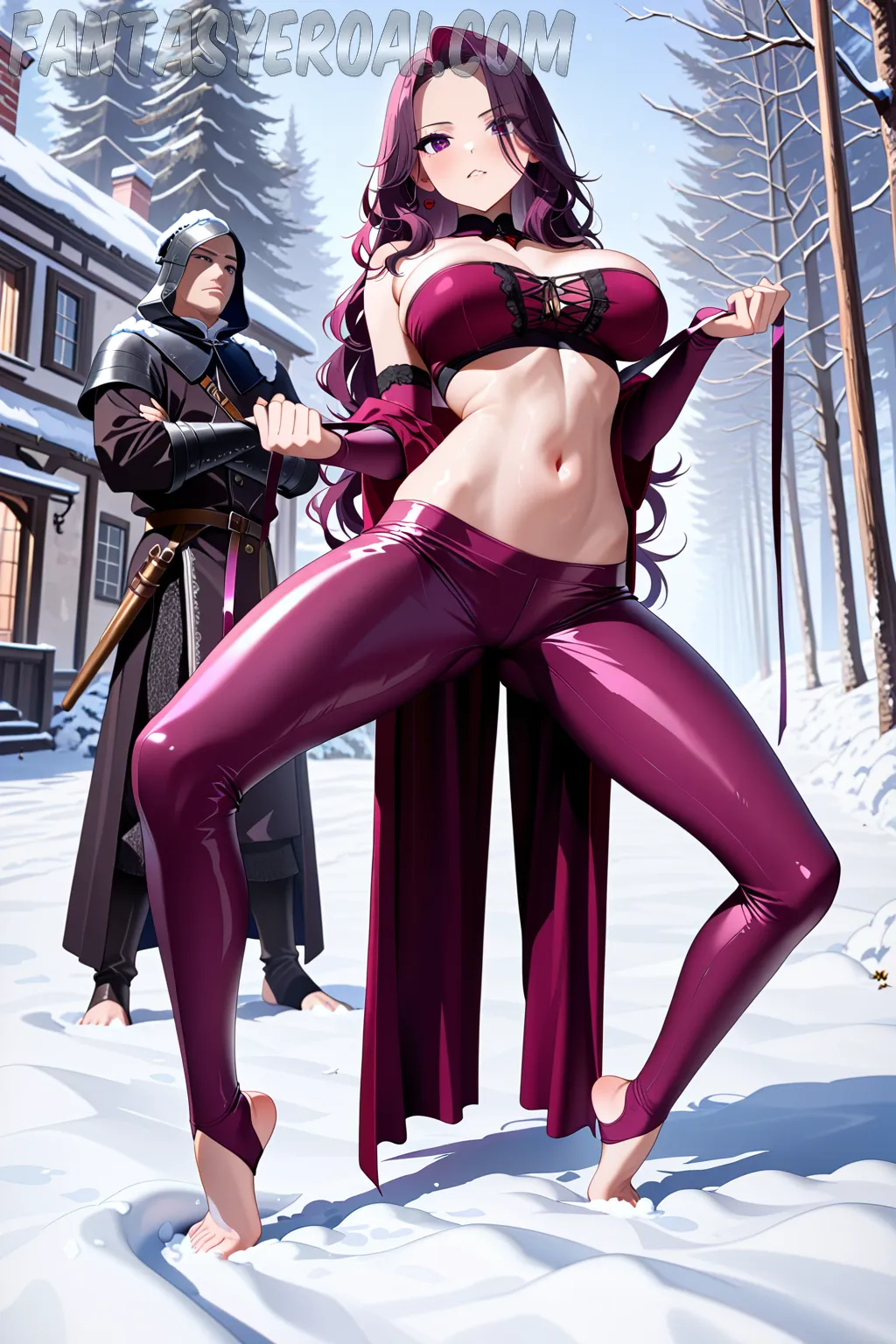 Arte hentai ilustración increíble de Chicas Jovenes Tatuadas Y Desnudas generado por IA