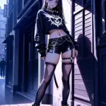 Arte hentai ilustración increíble de Chicas Nude De Instagram Ocho generado por IA