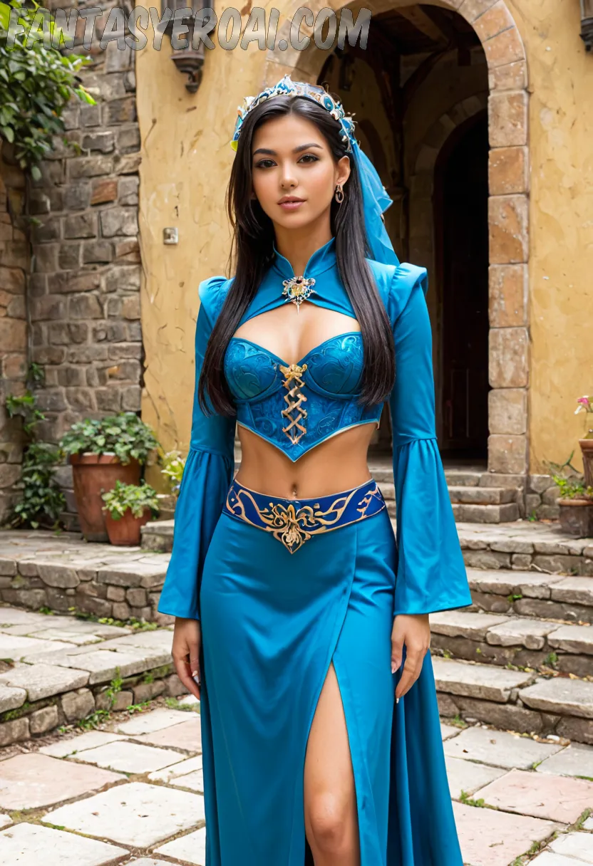 Arte hentai ilustración increíble de Chicas Posando Frente Al Espejo Sexy generado por IA