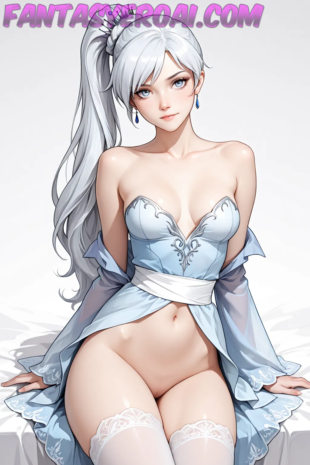 Arte hentai ilustración increíble de Chicas Semidesnudas Amateur Y Caliente De La Coleccion Esbabes Catorce generado por IA