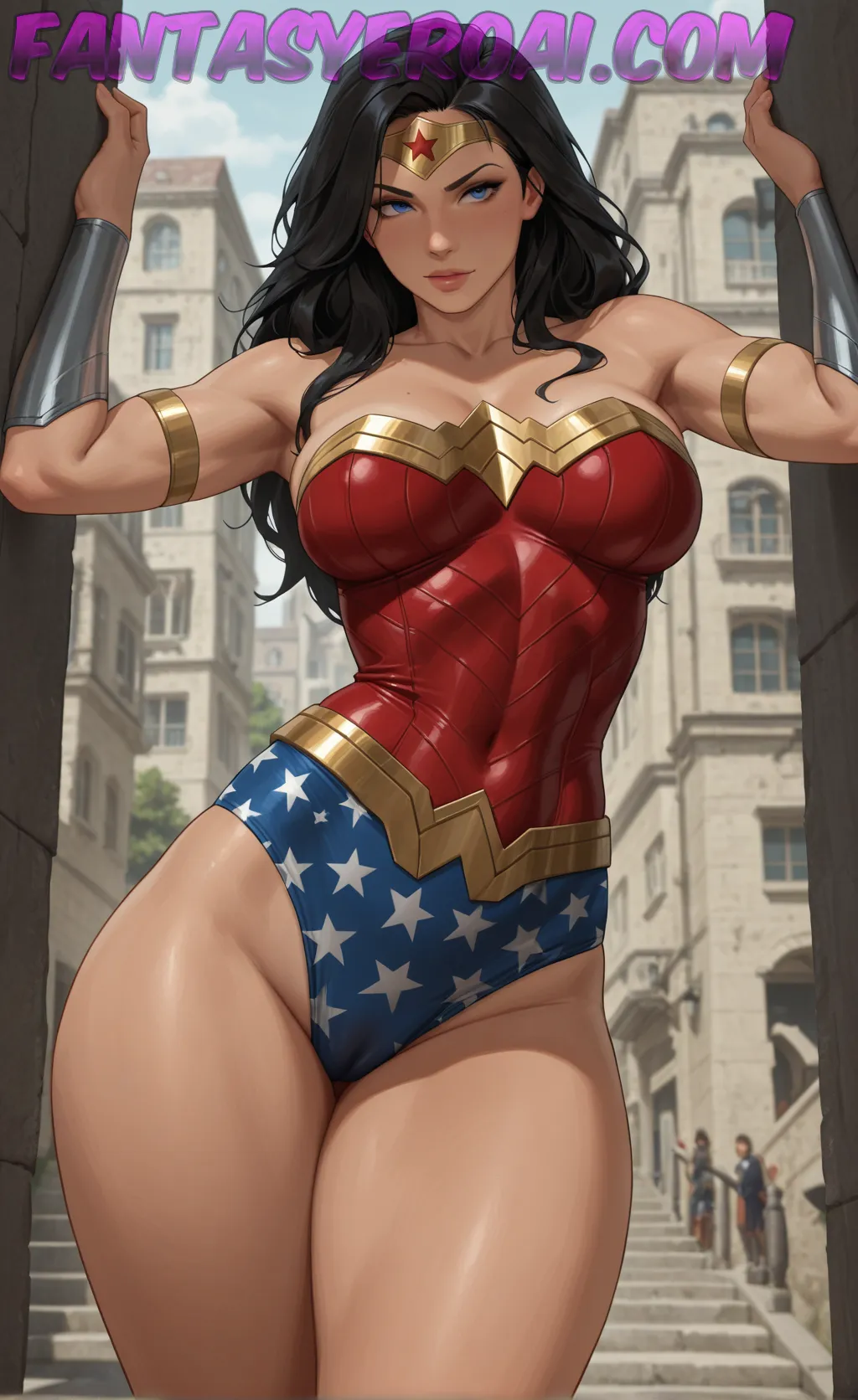 Arte hentai ilustración increíble de Chicas Sensuales Ligeras De Ropa generado por IA