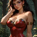 Arte hentai ilustración increíble de Chicas Sexy Amateur Posando generado por IA