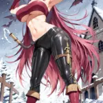 Arte hentai ilustración increíble de Chicas Sexy Del Dia Posando Traviesas generado por IA