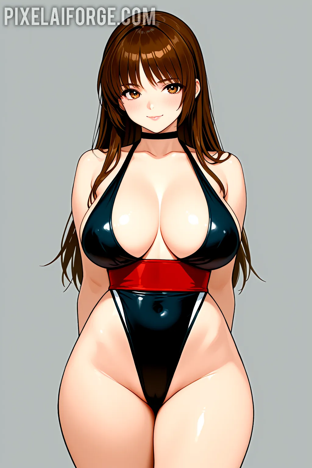 Arte hentai ilustración increíble de Chicas Sin Bragas Mostrando Vaginas Calientes En Publico generado por IA