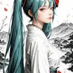 Arte hentai ilustración increíble de Chinese Beauty generado por IA